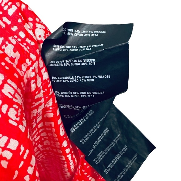 PRADA Tweed Jackie Red Dress Knee Length size 40 Short Sleeve - Picture 5 of 14